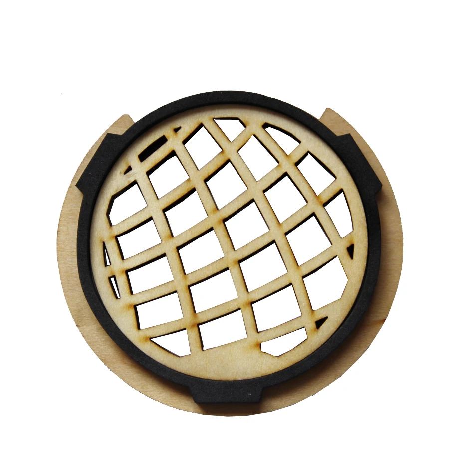 Деревянный звуковое отверстие (звуковое отверстие) Крышка блока заглушка