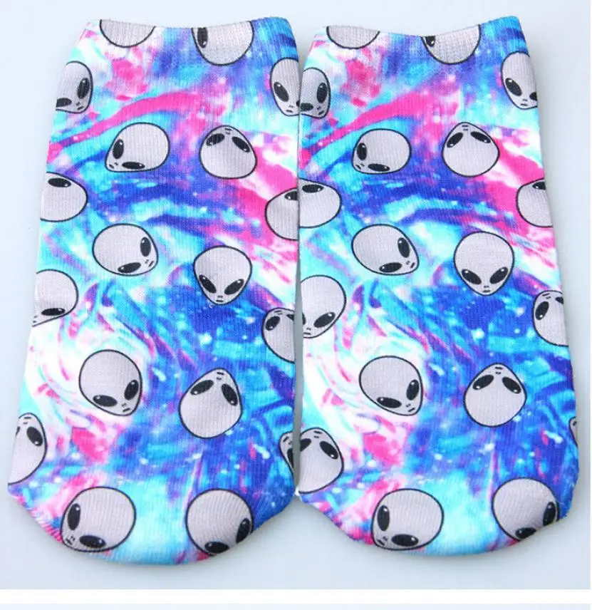 Новые модные забавные женские Чулочные изделия милые 3D носки красивые короткие с