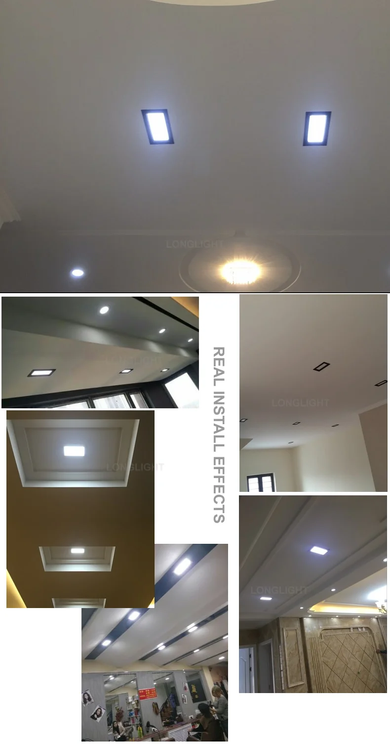 Новая ультратонкая квадратная Светодиодная панель с регулируемой яркостью 12 Вт