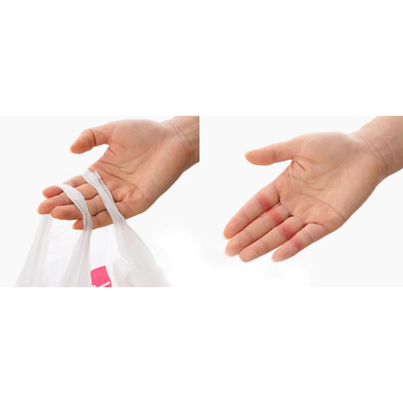 1 шт. портативная силиконовая сумка для покупок защиты рук продуктов держатель