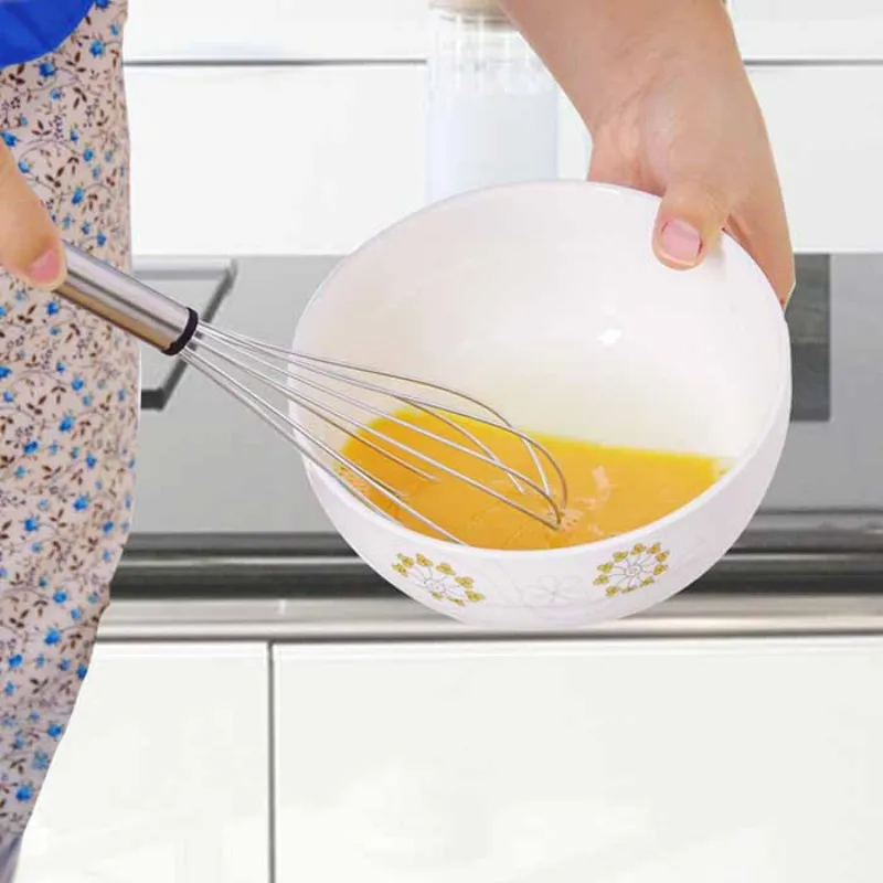 Новый ручной миксер из нержавеющей стали для взбивания яиц молочного крема