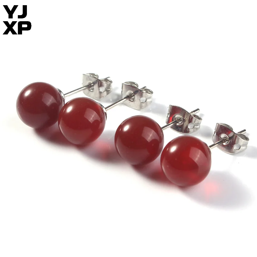 YJXP, 1 пара, классические, посеребренные, разноцветные, круглые, бусины, серьги-гвоздики, розовые кварты, зеленый авантюрин, для женщин, амулеты, ювелирное изделие