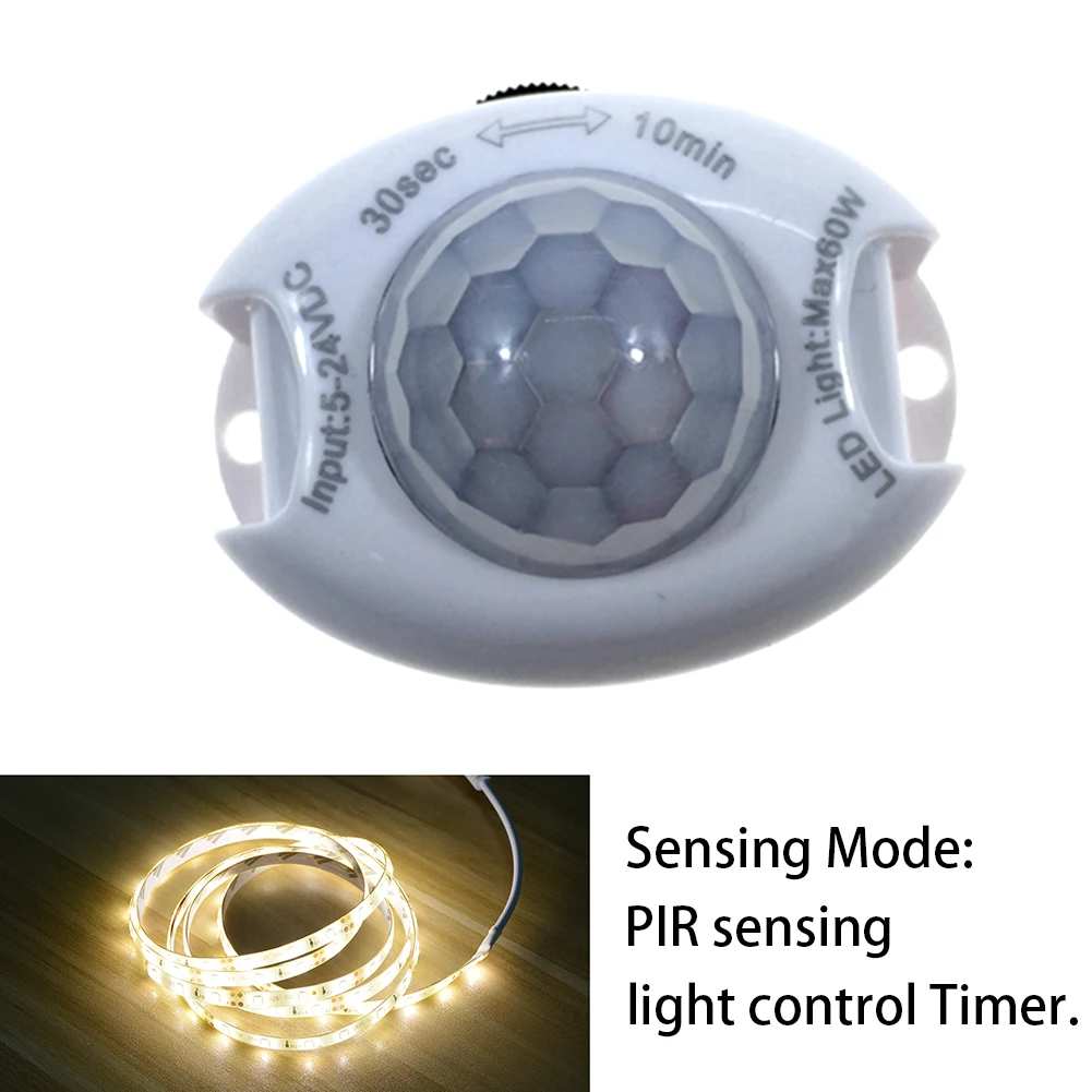 DC5-24V таймер домой детектор движения PIR линейное светодиодное освещение Сенсор