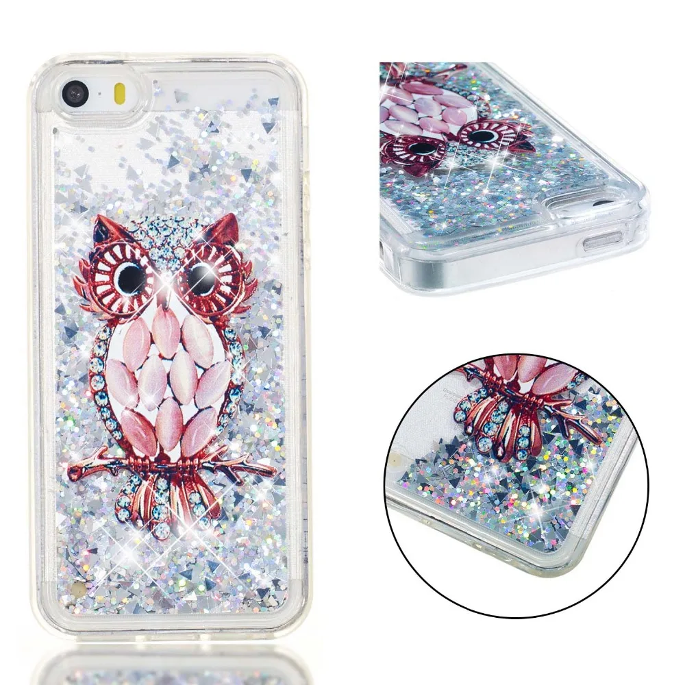 Милый мягкий ТПУ мультяшный чехол для iPhone 4 4S 5 5S SE 6 6s 7 8 Plus X Чехлы прозрачный