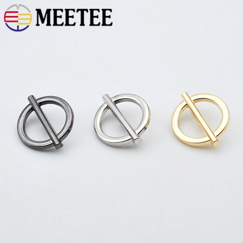 Металлическая круглая кнопка Meetee 20 шт. 30 мм для мужчин и женщин с пряжкой ручная