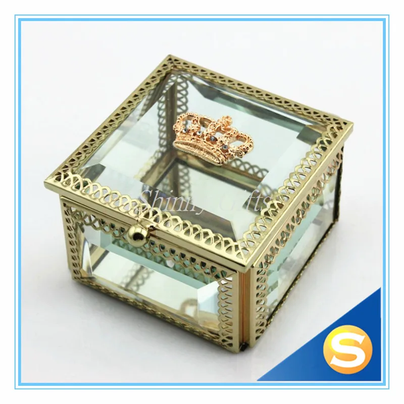 Подарочная коробка для ювелирных изделий с зеркальной коробкой|jewelry box black|box