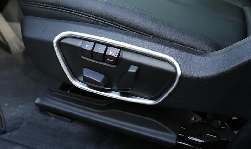 2 шт. ABS хромированный боковой каркас для сиденья аксессуары BMW X1 F48 2016 2017 New 1 series 118i