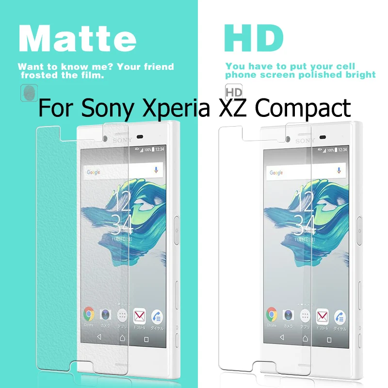 Премиум Анти-Царапины глянцевая пленка и матовая для Sony Xperia X компактная Защитная