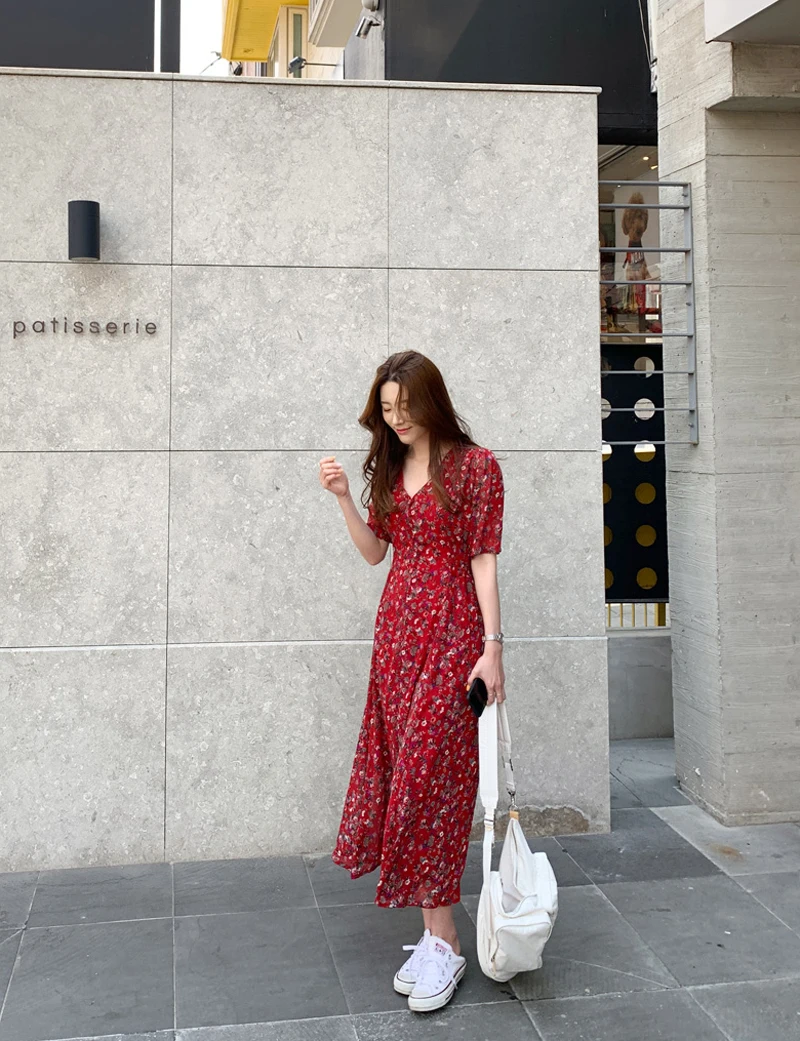 BGTEEVER Boho шикарное летнее платье макси, женское повседневное пляжное длинное платье с эластичной талией, женское платье с принтом, Vestidos, robe femme