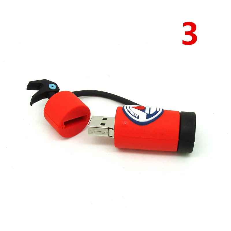 TF карта с фактическим объемом 3 стиля Огнетушитель Флэш-Накопитель usb память