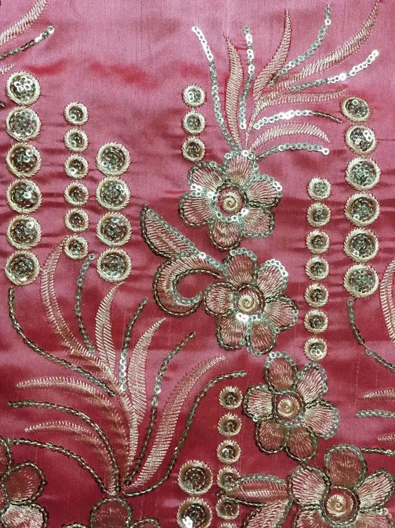 Многоцветная африканская Джордж кружевная ткань с блестками кружева