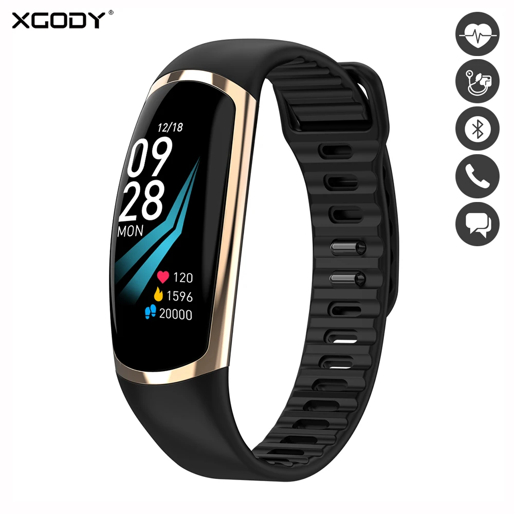 XGODY R16 для женщин и мужчин умный Браслет измеритель артериального давления t IP67