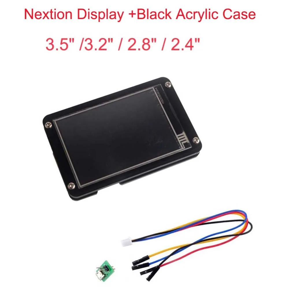 Nextion Расширенный 3 5 2 8 4 дюймовый сенсорный ЖК дисплей UART HMI модуль экрана + черный