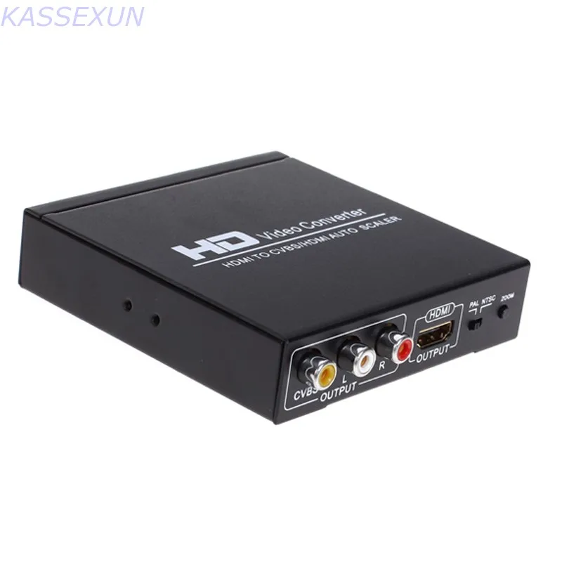 2017 Новый hdmi к cvbs/hdmi конвертер функция масштабирования видео Поддержка HDCP