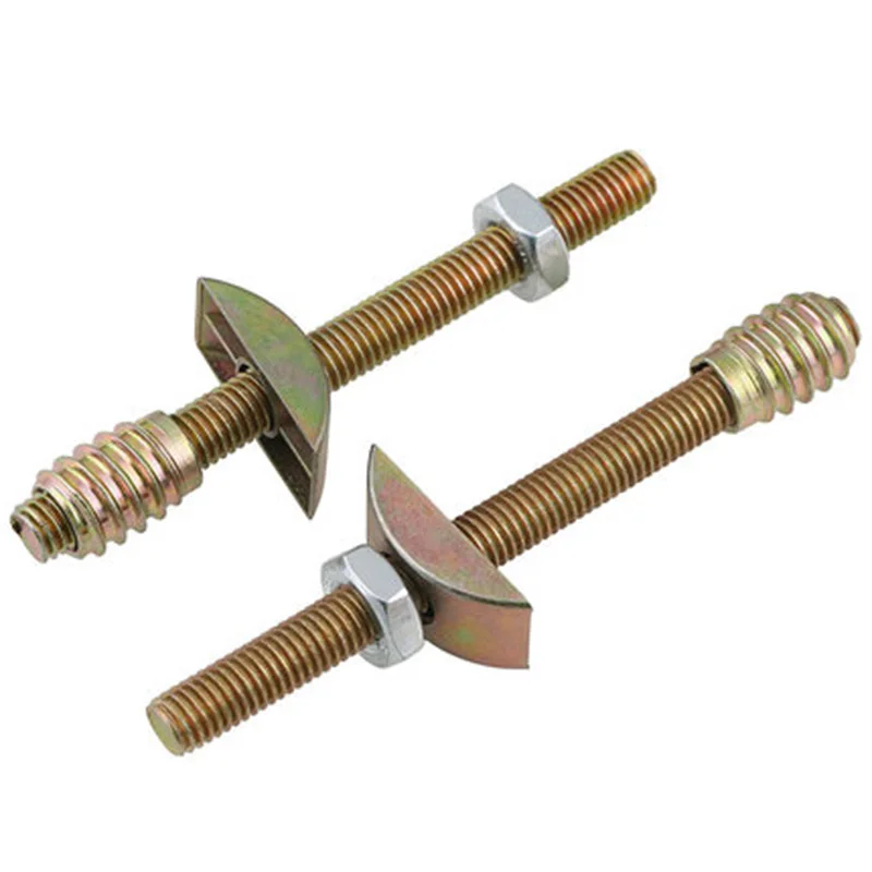 2pcs M8x90mm Furniture hardware four-in-one connector bed assembly hammer hammers nut eccentric wheel accessories | Обустройство дома