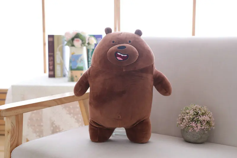 30 см Kawaii Мы Голые Медведи Плюшевые игрушки мультфильм медведь набивной гризли серый белый медведь панда кукла Дети любят подарок на день рождения