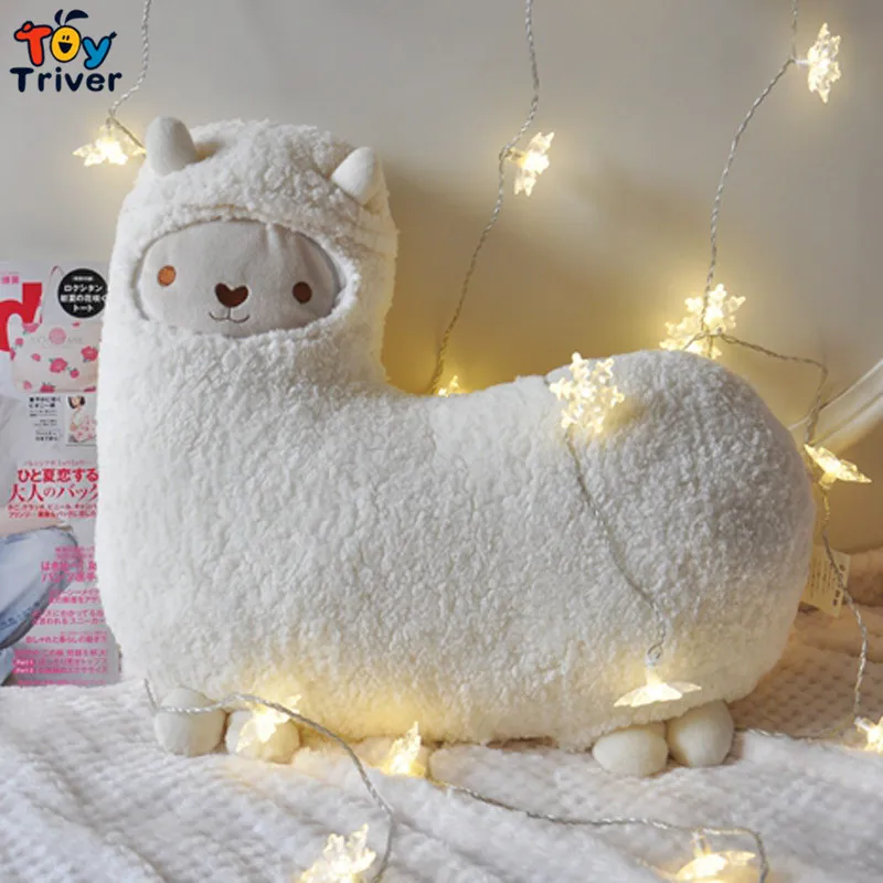 Kawaii Alpacas овечья овечка Подушка плюшевая кукла мягкая игрушка тройник для