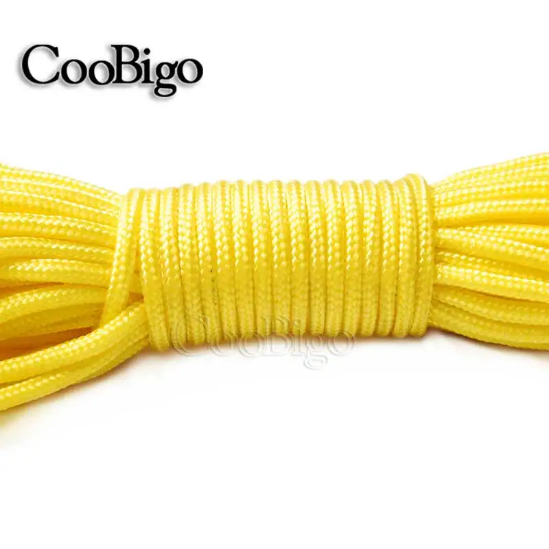 1 шт. диаметр 2 мм Однотонный парашютный шнур веревка для выживания скалолазания