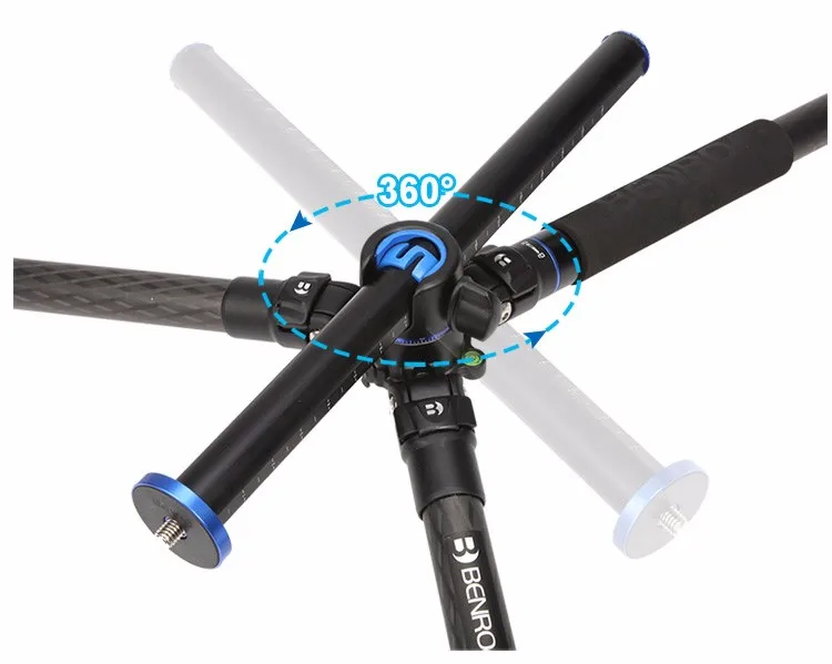Benro GC268T монопод из углеродного волокна, штатив для движущаяся камера, съемка линз, съемка мультикамеры, слайдер, пленка, DHL