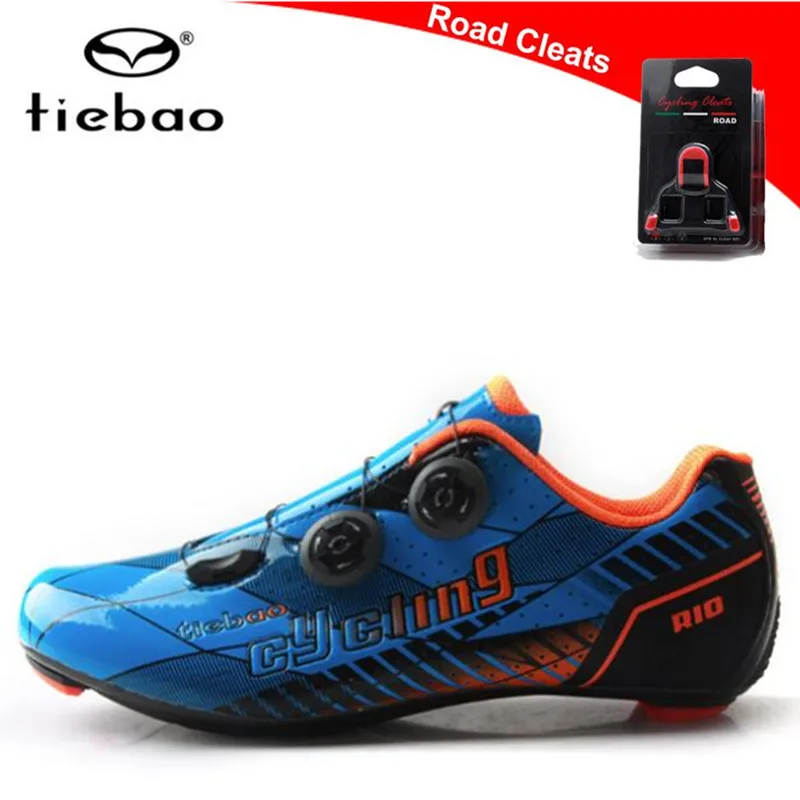 shoes add cleat TIEBAO/велосипедная обувь из углеродного волокна для бездорожья; Sapatilha Ciclismo zapatillas deportivas mujer; велосипедная обувь; велосипедные кроссовки для женщин - Цвет: shoes add cleat