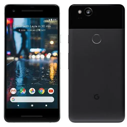 Черный Оригинальная новая версия Google Pixel 2 1920*1080 5," 4 Гб ОЗУ 64 Гб ПЗУ Восьмиядерный мобильный телефон Snapdragon 835 Android 8,0 - Цвет: Черный