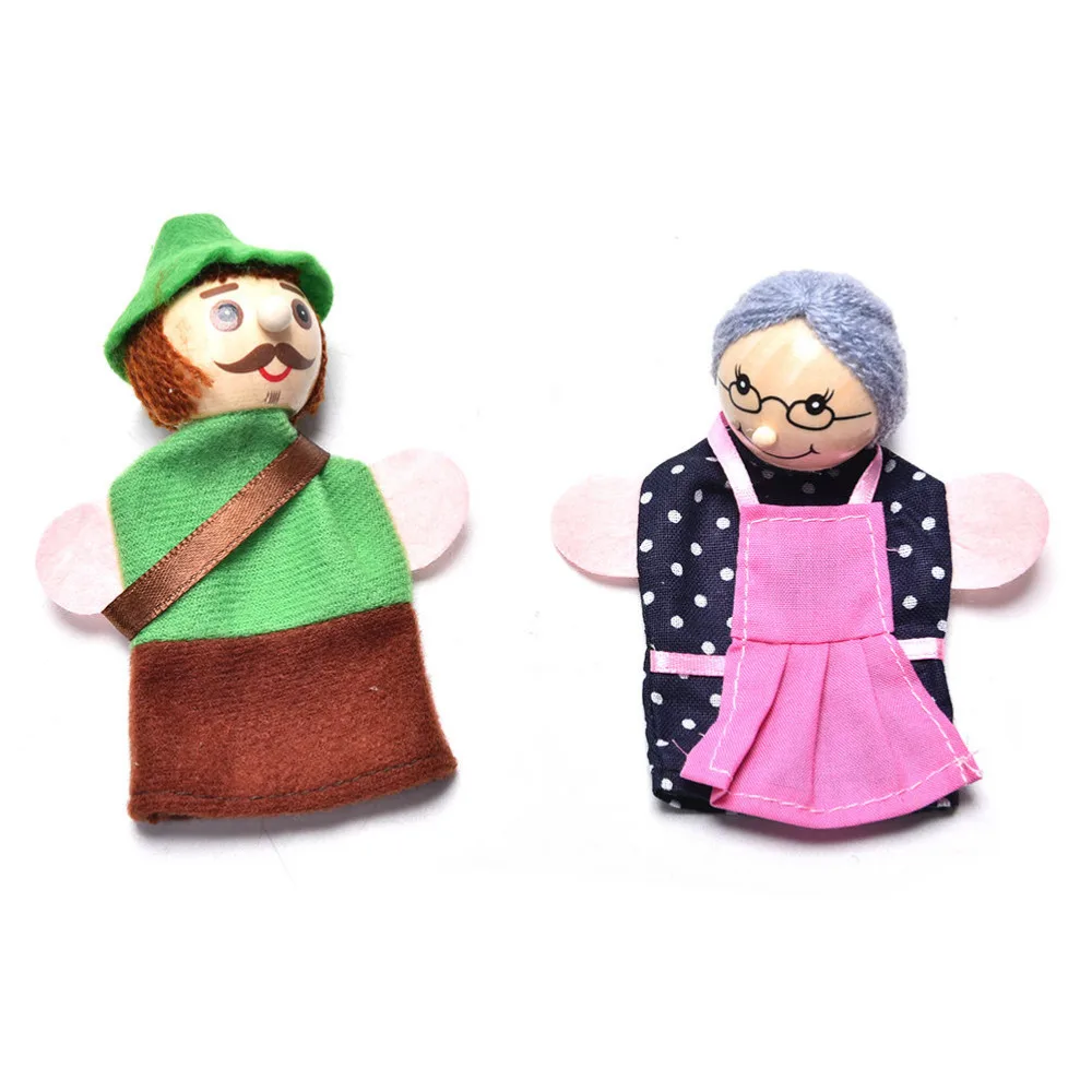 Горячая маленькая красная шапочка пальчиковые куклы детские развивающие