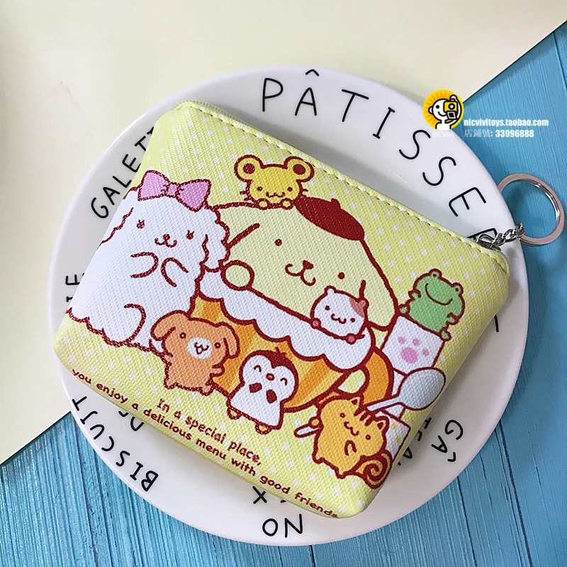 ЯПОНИЯ Sanrio маленькая двойная звезда PU Кошелек для монет унисекс кошелек мода