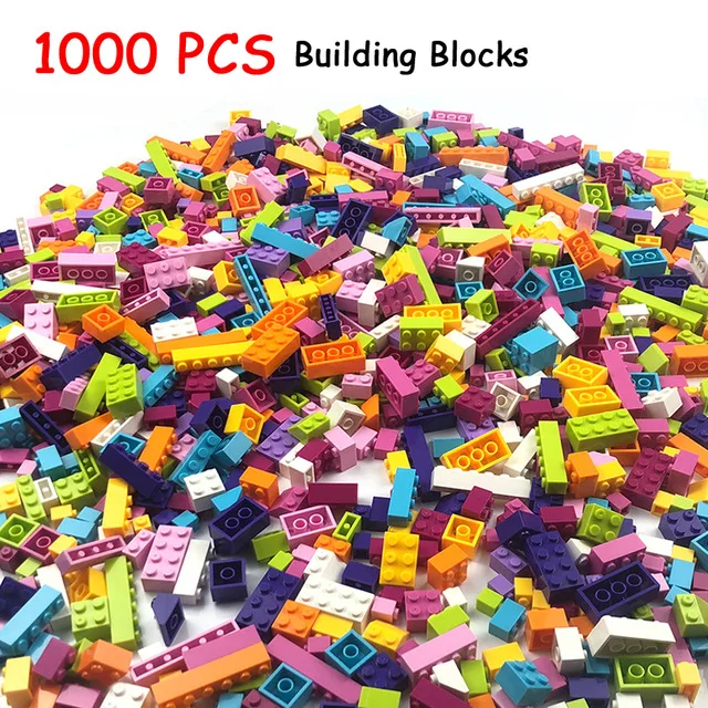 Строительные блоки 1000 шт. Legoings City сделай сам творческие модели фигурки для