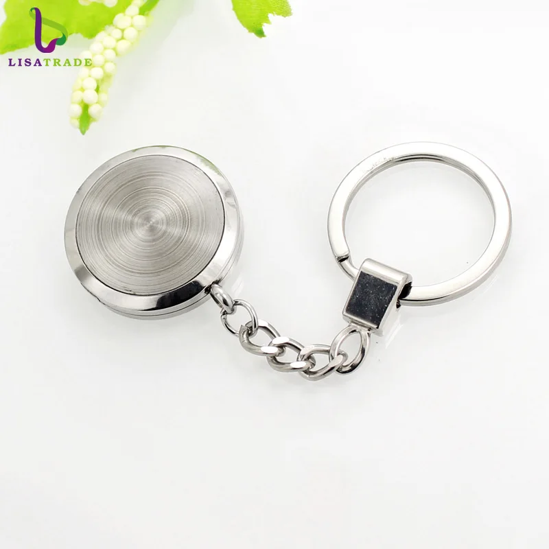 Fashion 30mm 316L steel magnetic essential oils diffuser key chain locket wholesale aromatherapy lockets chains lot 5pcs | Украшения и