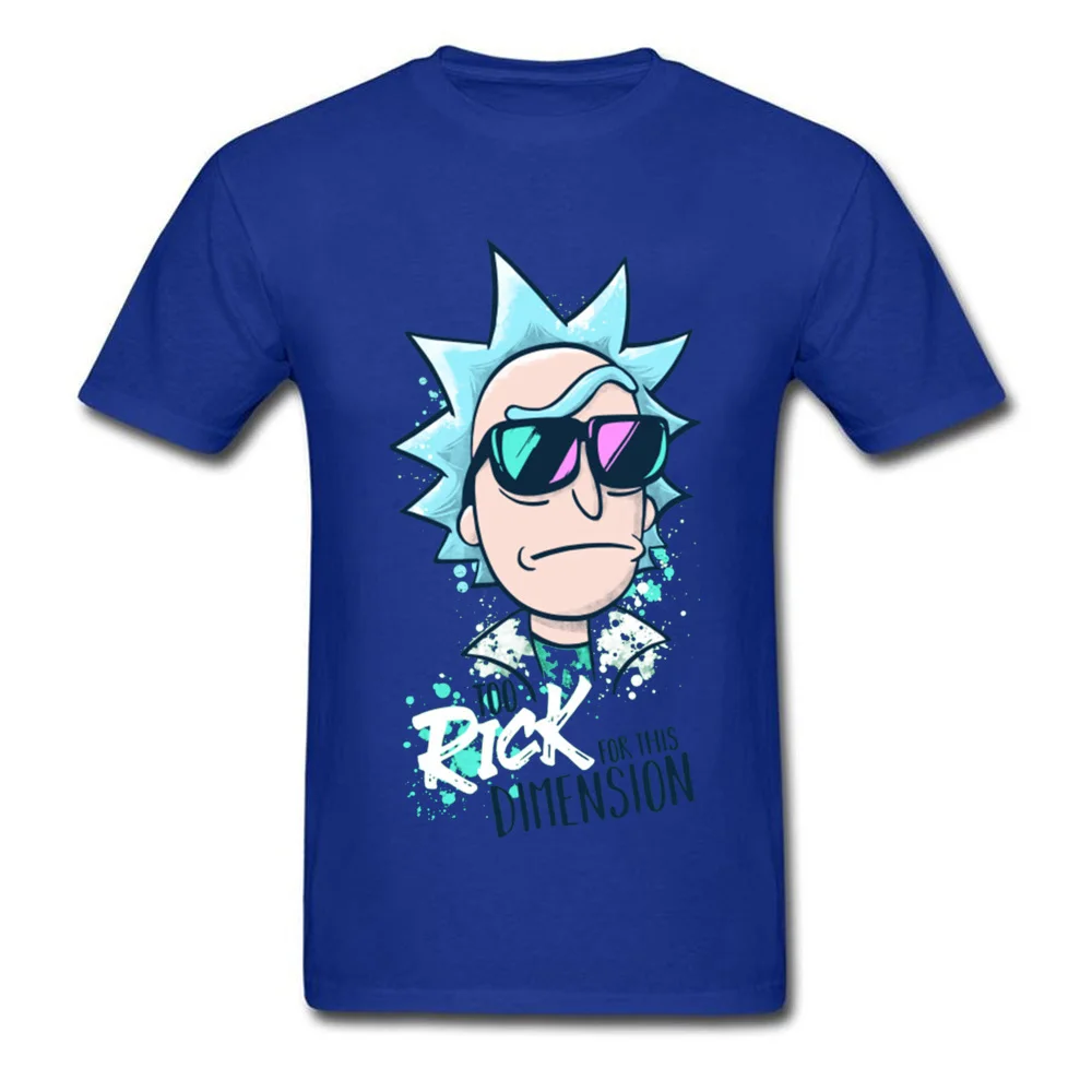 Swag мужские футболки Too Rick For This Di мужские футболки, хип хоп, Рик и Морти, футболки, наука гик, мультяшная футболка зеленого цвета - Цвет: Blue