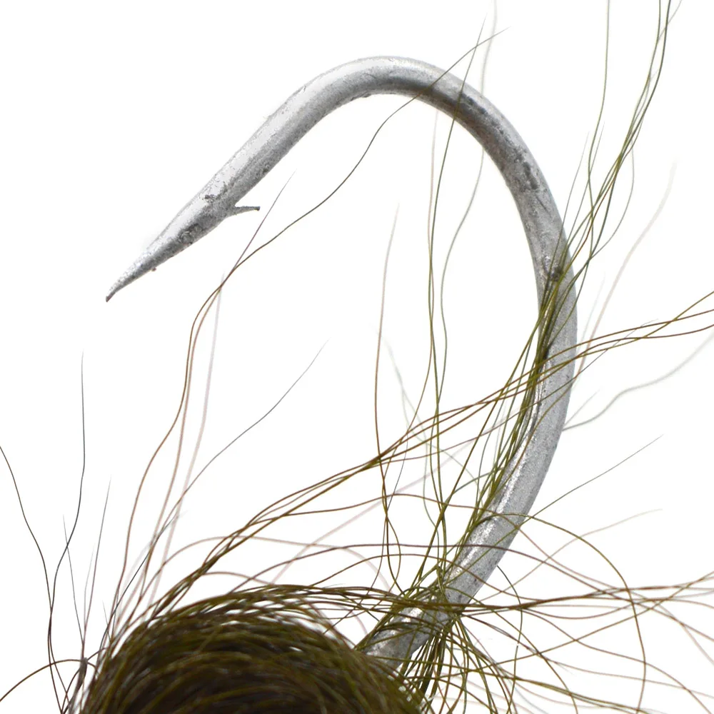 1OZ 3D глаза Bucktail джиг 5 видов цветов Big game морская Мормышка приманка со свинцовым