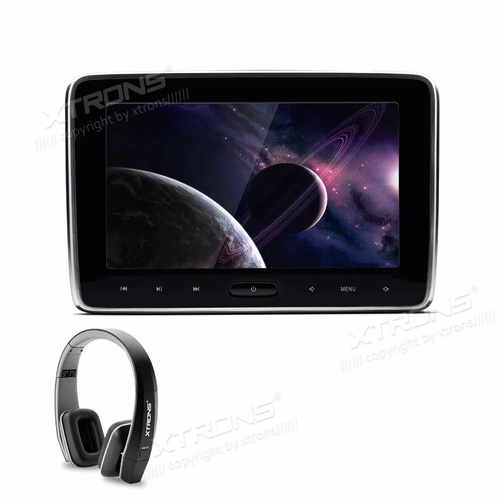 XTRONS 10 1 &quotцифровой монитор HD Автомобильный подголовник dvd плеер TFT экран