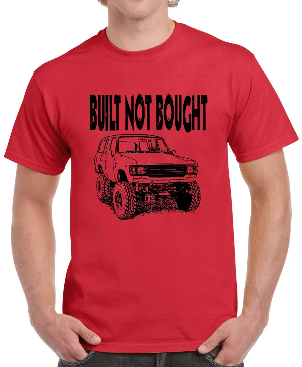 2019 с коротким рукавом и О образным вырезом Built Not Bought земельным участком/FJ Cruiser