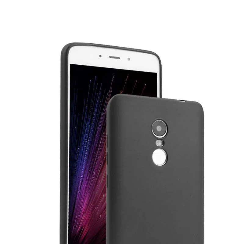 Чехол для телефона Xiaomi Redmi Note 3 4 4X 5 5A 6 7 Pro 3S 4A 6A S2 Plus GO A2 Lite матовый однотонный мягкий
