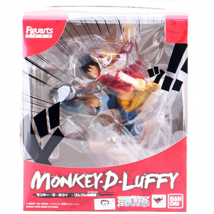 100% Оригинальные фигурки BANDAI Tamashii Nation фигурок ZERO Collection обезьянка D. Luffy Gomugomu no Takamuchi