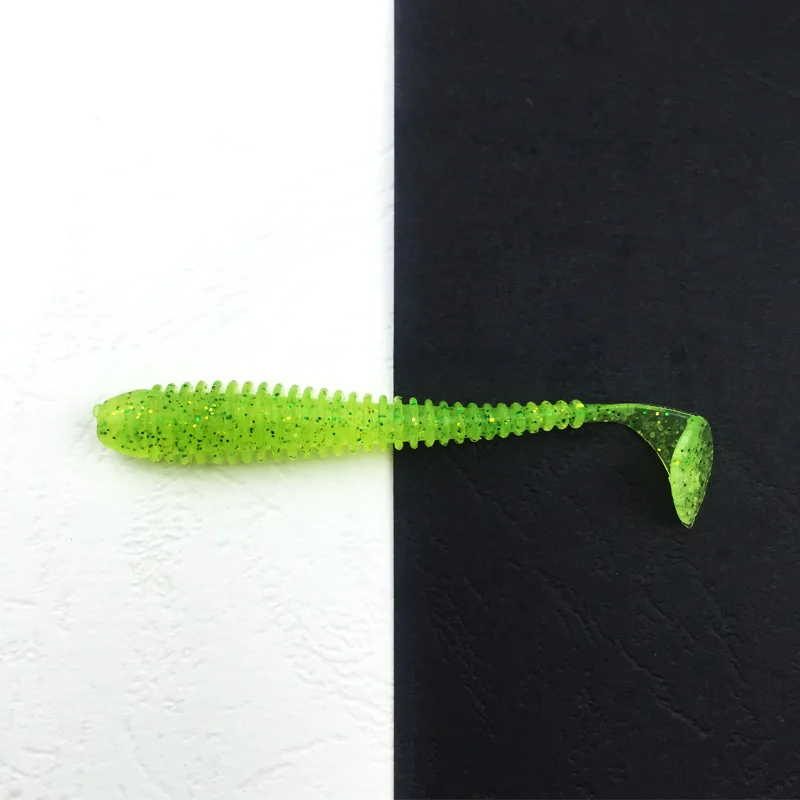 Fishing lure soft with salt smell 6pcs 2.3g/7.5cm vivid Worm Swimbait Soft Lure Bait Artificial 150 | Спорт и развлечения
