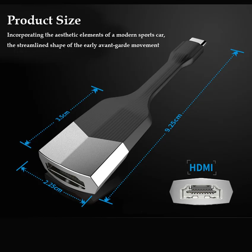 Портативная док станция USB Type c HDMI 4K HD сигнал C для MacBook Samsung Galaxy S8/S9/Note8 HUAWEI