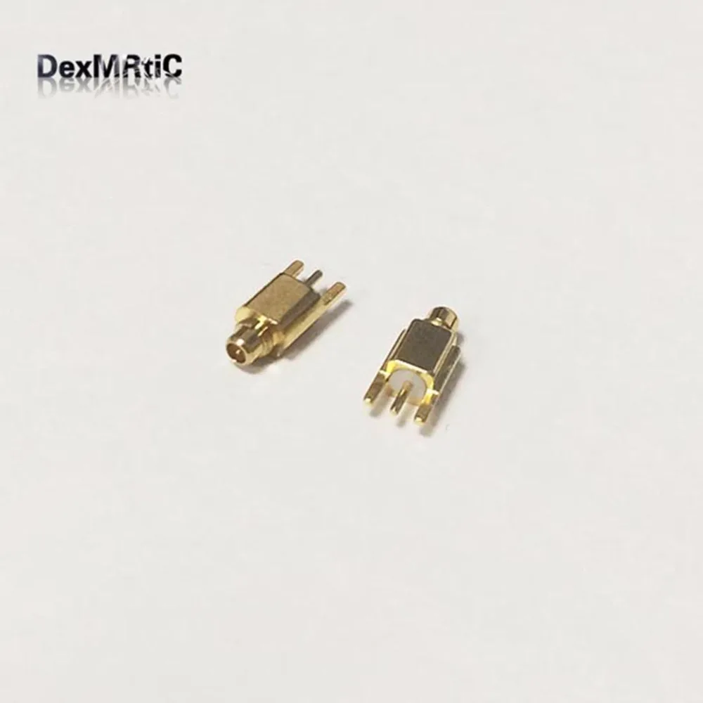 1 шт. MMCX штекер RF коаксиальный соединитель PCB mount прямой позолоченный новый