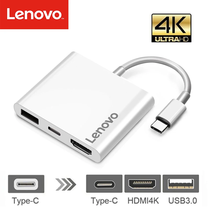 Адаптер HDMI для Macbook Pro Lenovo USB Type C HUB к Hdmi 4K 3 0 Port с доставкой на порт возможностью