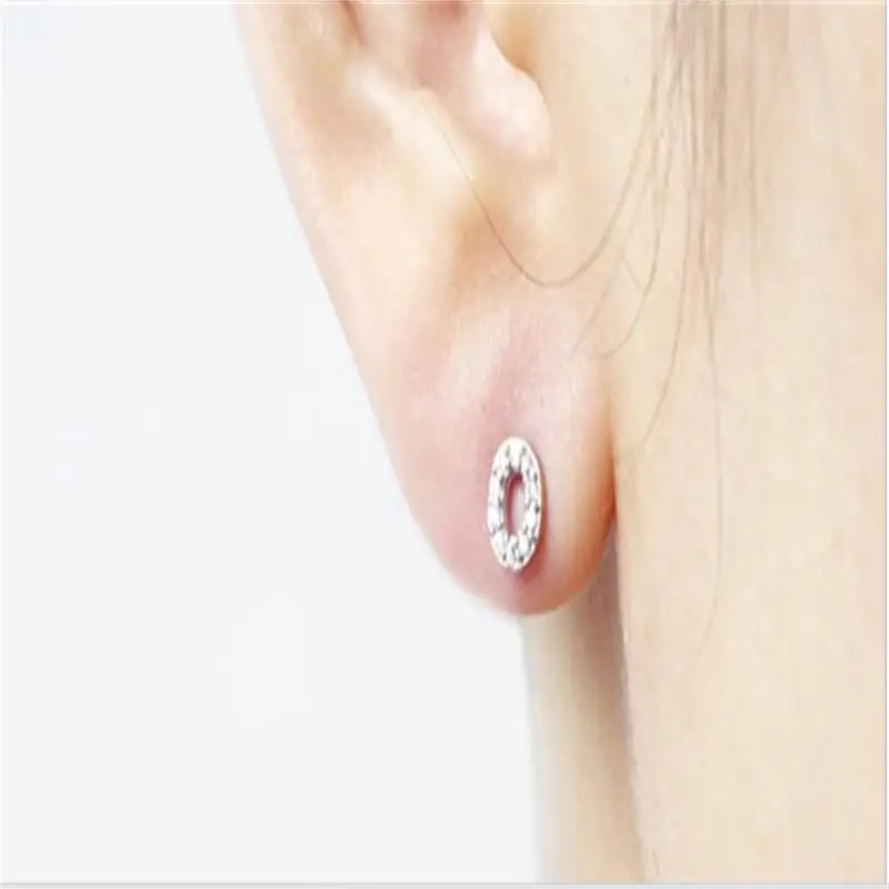 Модные Классические серьги с буквами XO и стразы золотые белые розовые три цвета