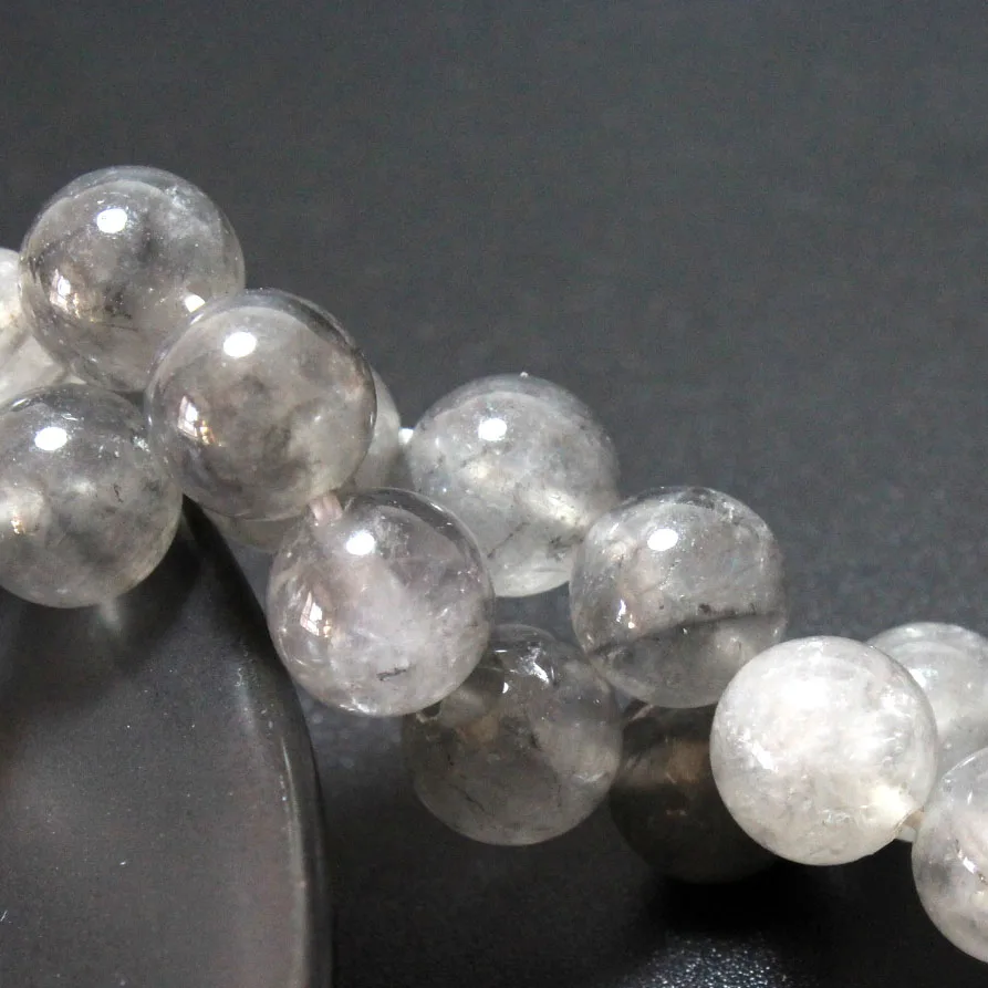 Wholesale Grey Cloud Crystal Natural Stone Beads For Jewelry Making DIY Bracelet Necklace 4mm 6mm 8mm 10mm 12mm 15.5'' | Украшения