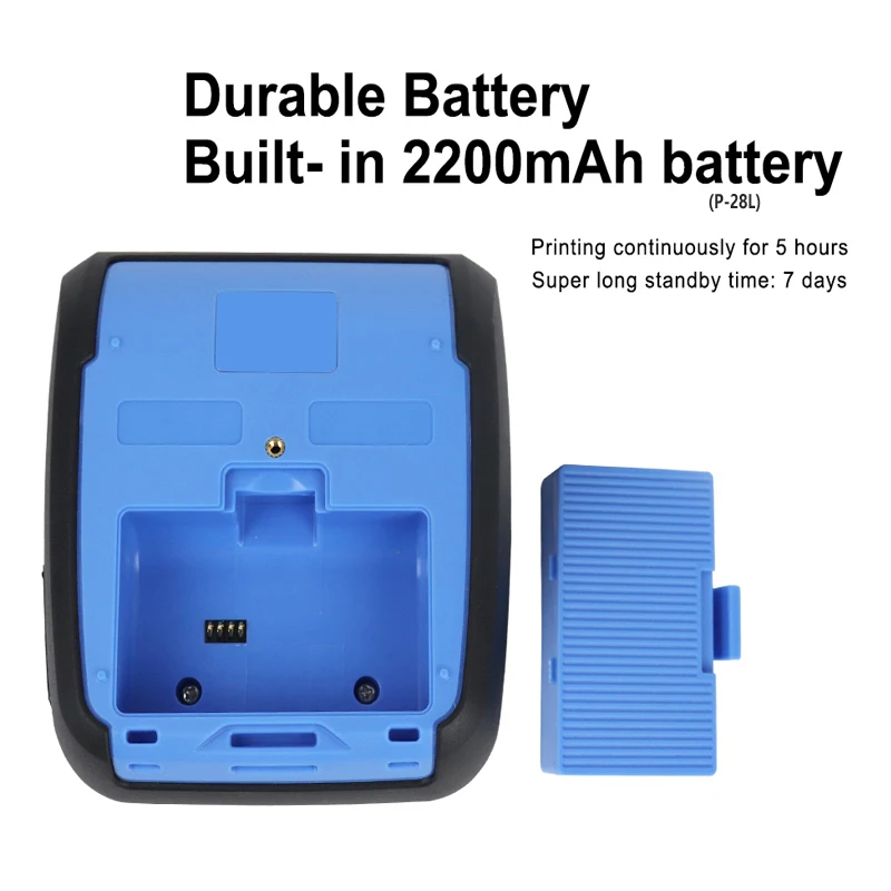 Портативный принтер для этикеток с Bluetooth термопринтер чеков/штрих кодов наклейка