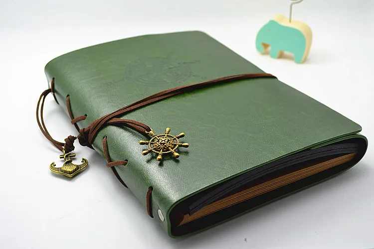 DIY винтажный кожаный альбом 18x22 см фотоальбом ручной работы крафт книга для скрапбукинга пары креативный подарок кожа Винтаж Прямая поставка