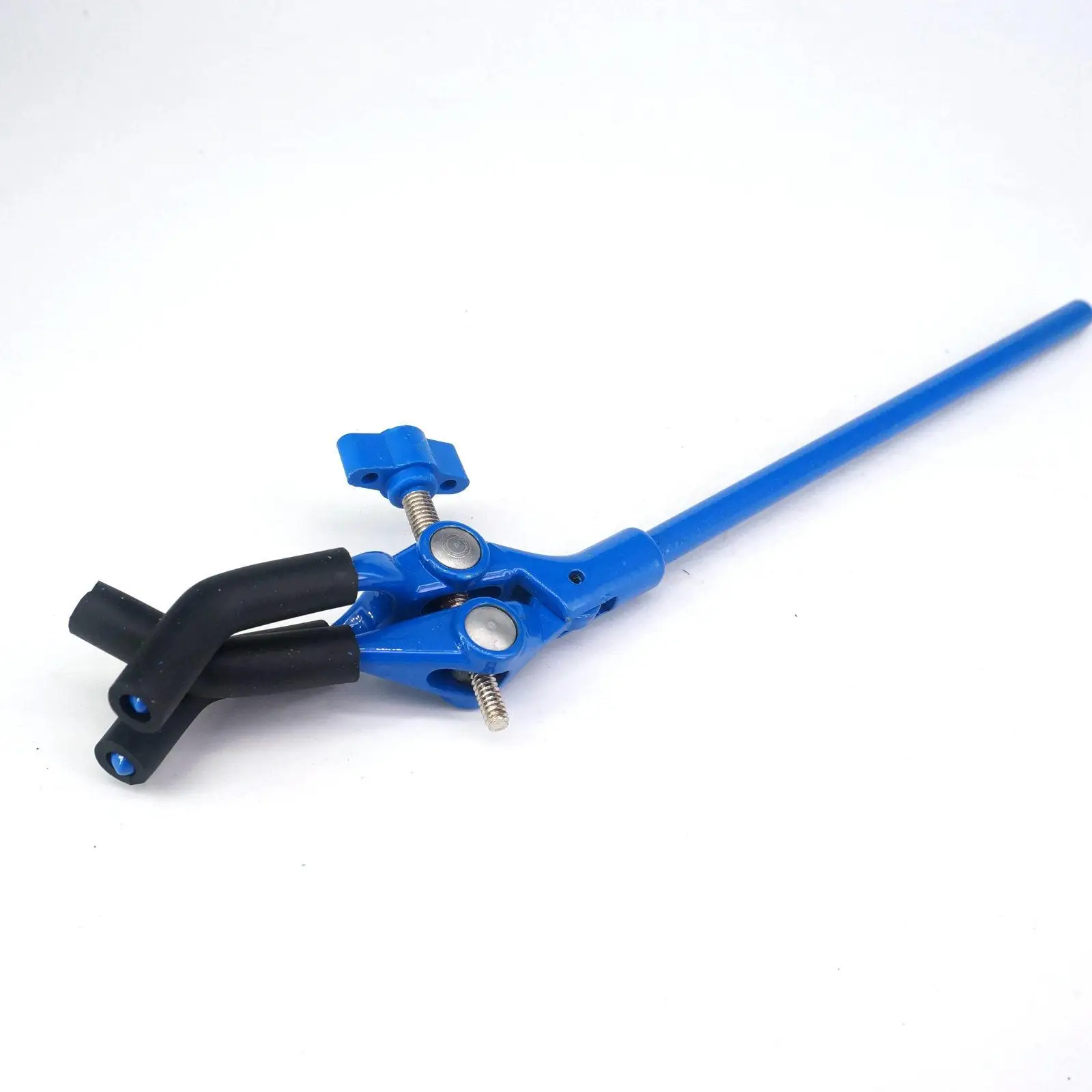 

Jaw 60mm 3 Prongs Buret Zinc-Aluminum Alloy Clamp Lab Stand Tube Holder Large