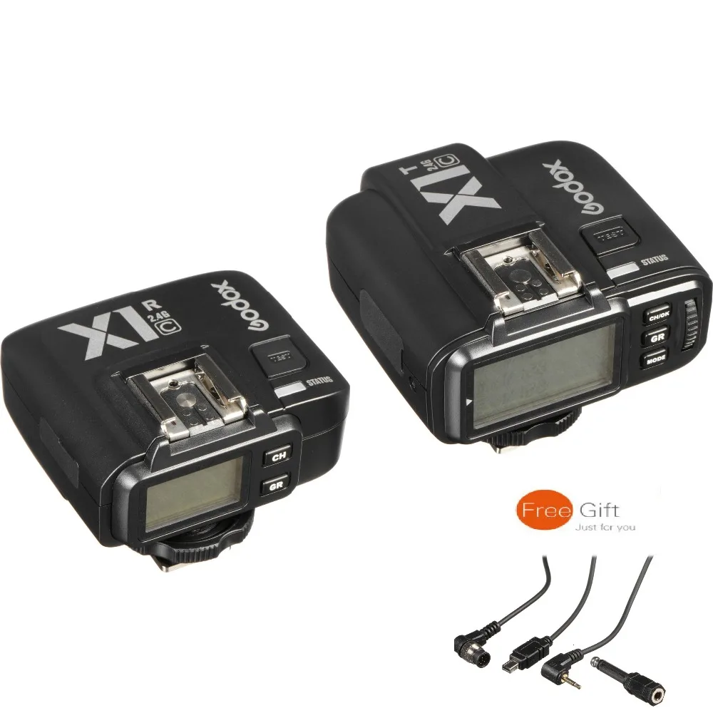 Godox X1C TTL 2 4 ГГц беспроводной триггер для вспышки Горячий башмак ПК синхронизация