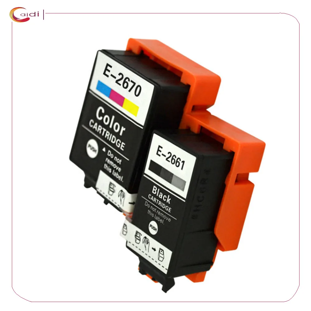 Картриджи чернильные совместимые (1 черный 1 трехцветные) для принтера Epson