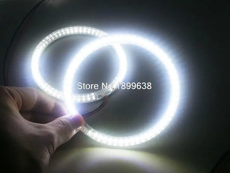 Супер яркие 7000K белые 3528 smd led кольца с ангельскими глазами для стайлинга