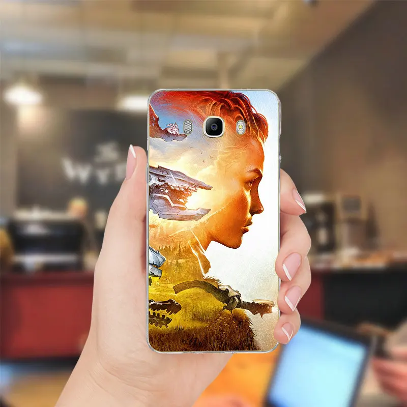 Модные горизонт Zero рассвет Силиконовые Мягкий ТПУ случаи мобильного телефона