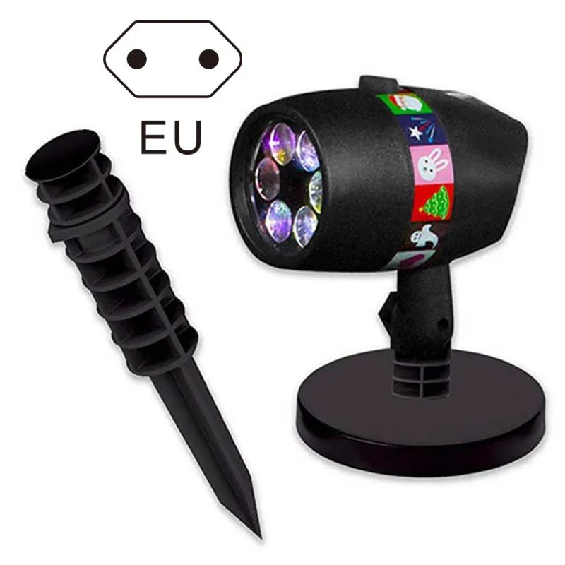 

High Outdoor Garden Projection Lamp Flood Light for Courtyard Christmas Halloween LG66