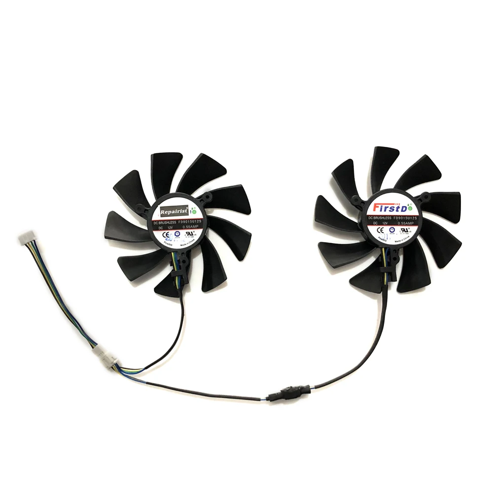 2 шт./лот HD7970 HD7950 GPU VGA Cooler 85 мм вентилятор для XFX HD 7970 графика видео карты охлаждения